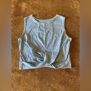 Grey Crop top